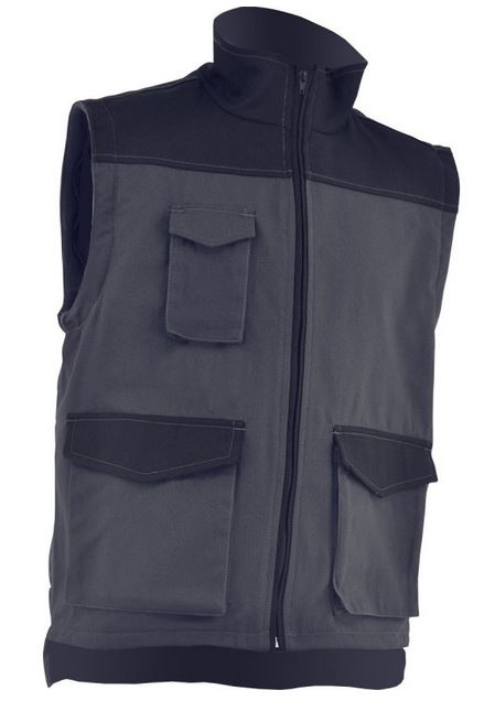 Gilet Multipoches Polaire Gris/Anthracite
