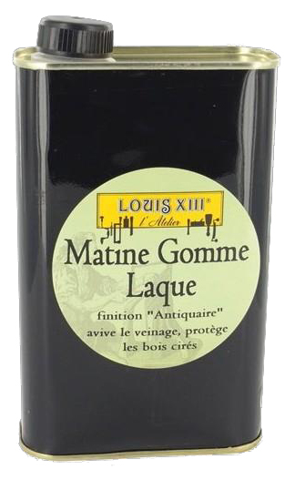 Matine Gomme Laque Bidon 500 ml, produit raviveur et rénovateur pour bois