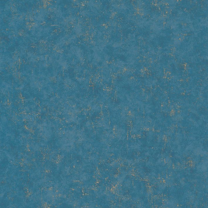 5098 - Papier Vinyle sur Intissé Uni Bleu Madura Doré