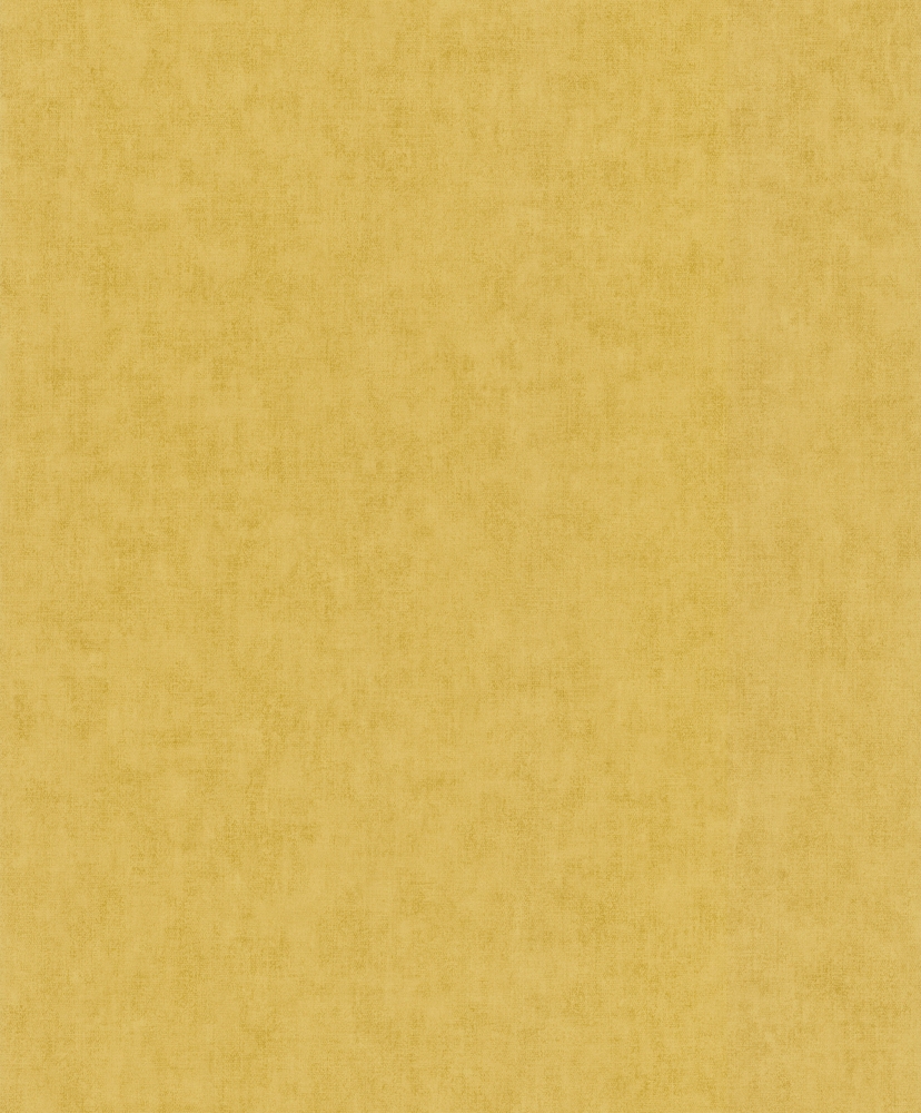 5031 - Papier Vinyle sur Intissé Uni Toile Jaune Ocre