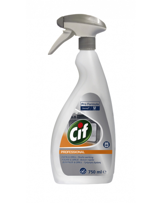 Cif Professionnel Fours et Grils Vaporisateur 750ml
