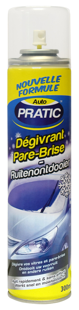 Aérosol dégivrant pare brise