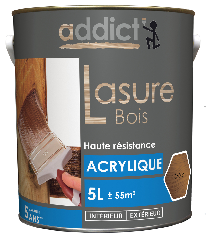 Lasure Bois Acrylique Satin 5L