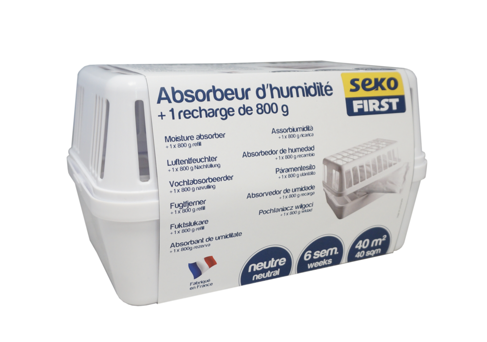 Absorbeur d'Humidité + 1 Recharge 800 g