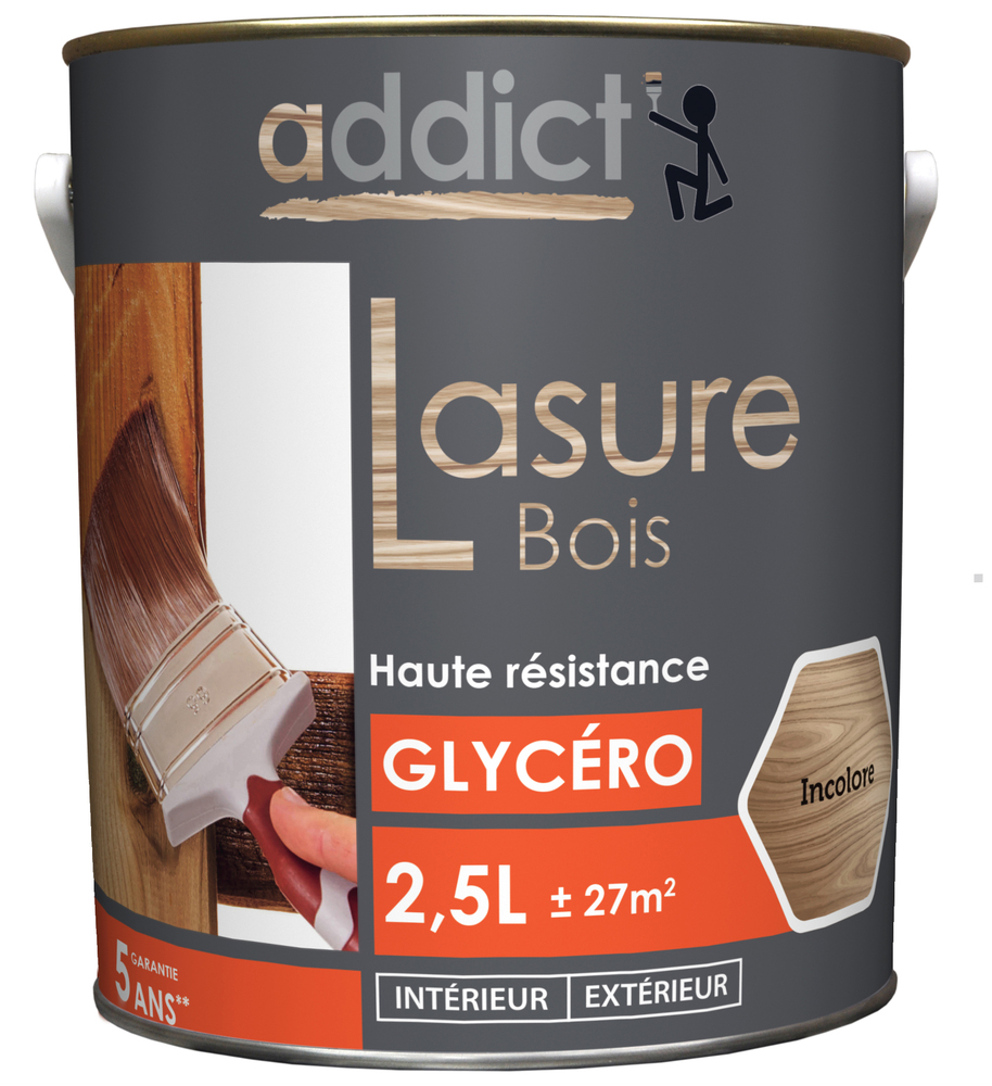 Addict Lasure Bois Glycéro 2.5L