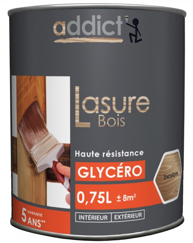 Addict Lasure Bois Glycéro 0.75L