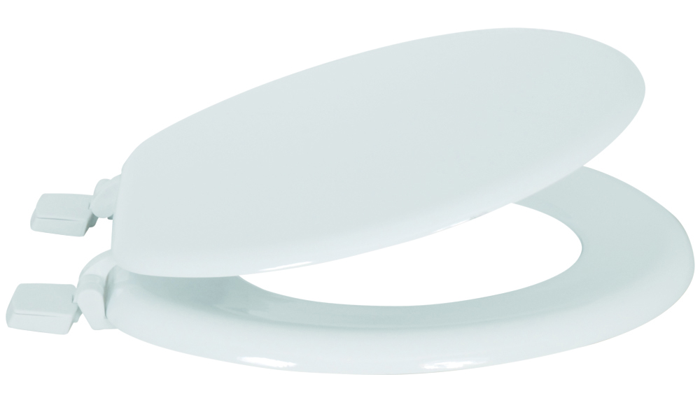 Abattant WC MDF Blanc Charnières Plastique