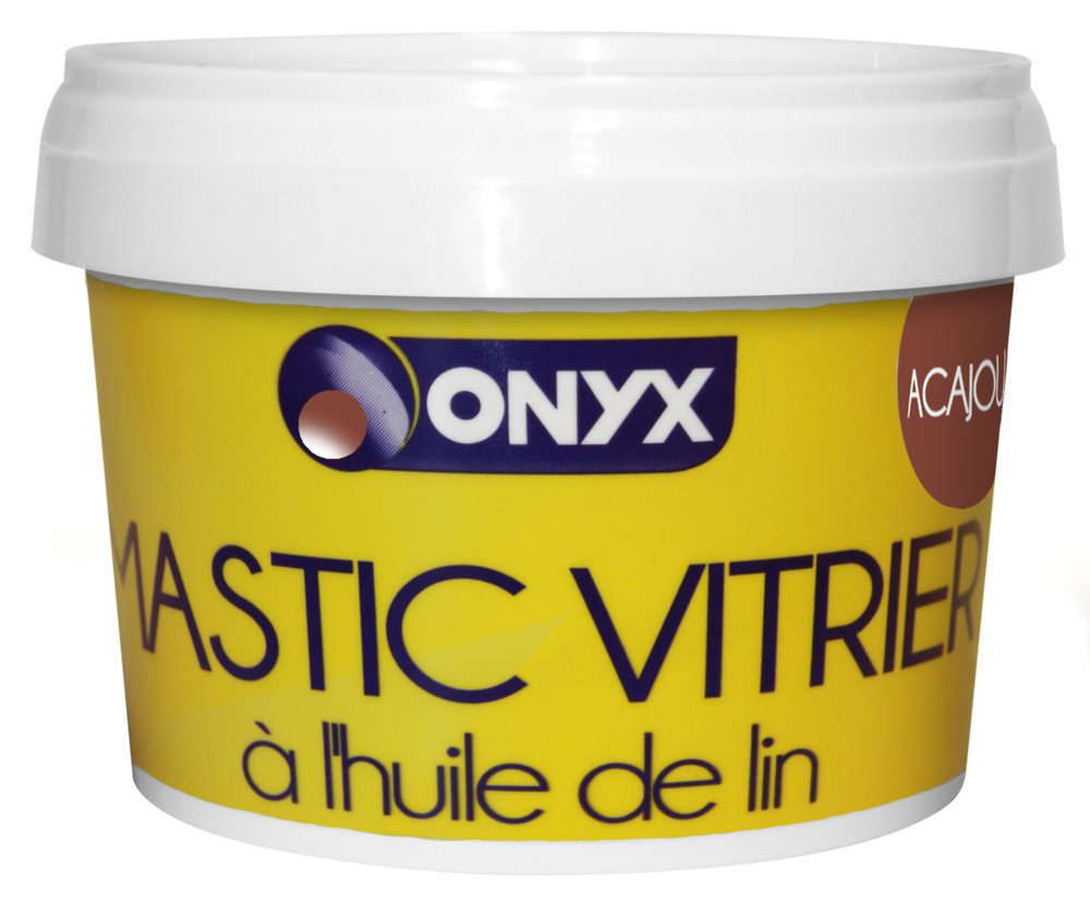 Mastic Vitrier à l'Huile de Lin Acajou 1kg