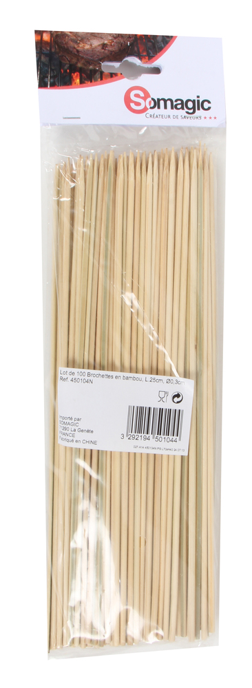 Brochettes Bambou Sachet de 100