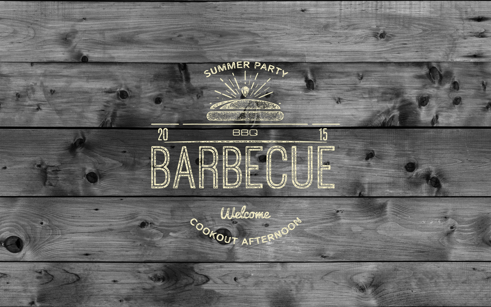 Tapis Barbecue Alfombra BBQ Mat Wood with Barbecue 75x120cm