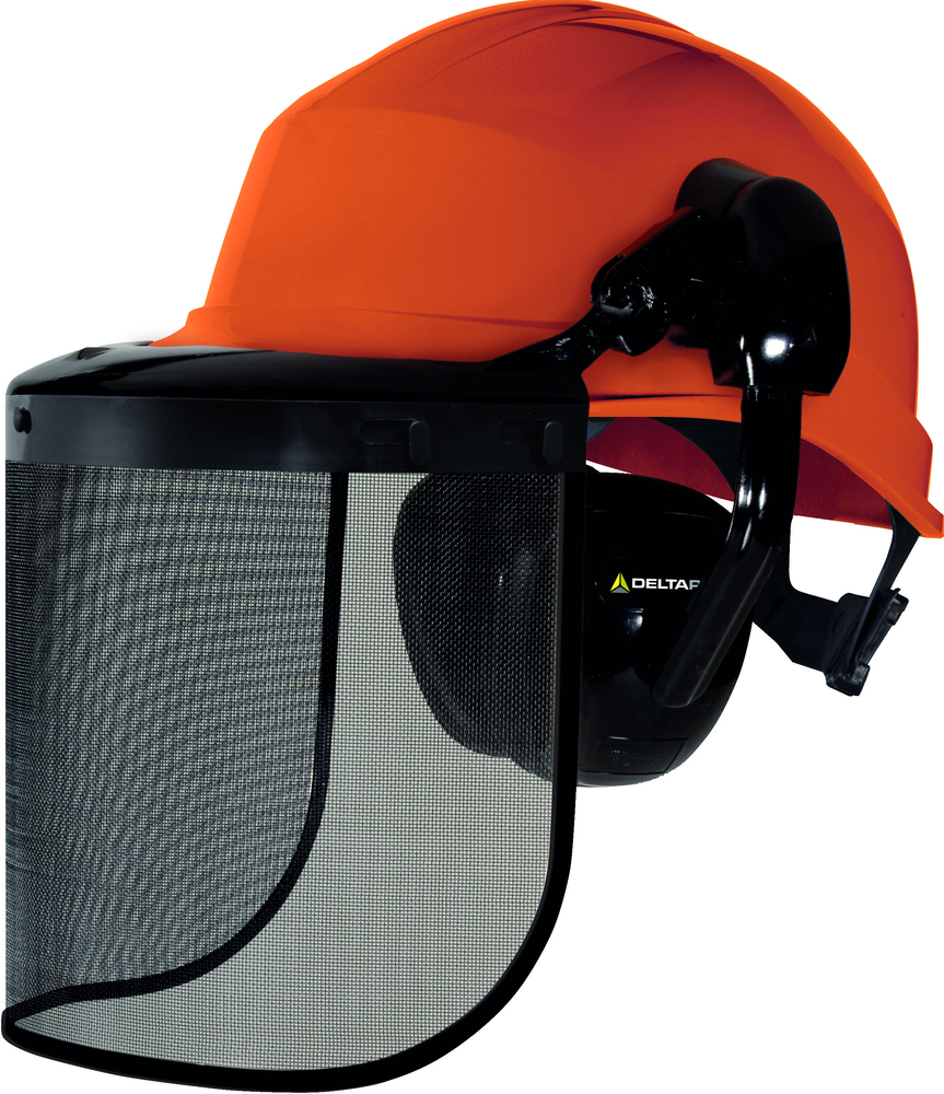 Casque Type Forestier Complet Foresti3 Orange en Boite Carton