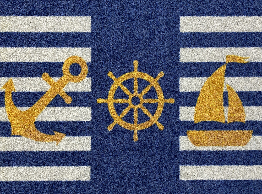 Tapis Création Maritime Gold 50 x 70 cm