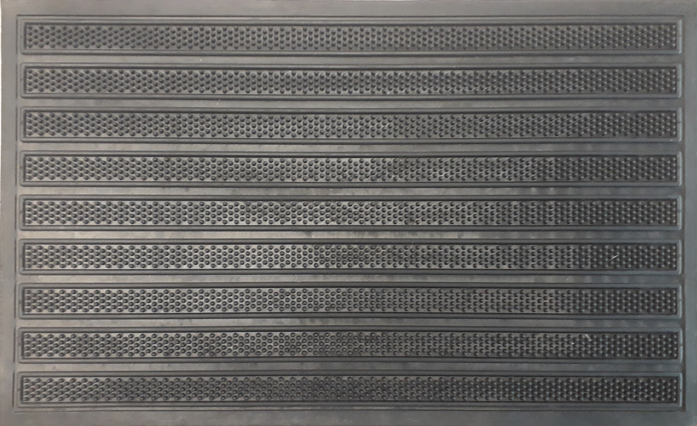 Tapis Gratte Pieds Caoutchouc Technitip 45 x 75 cm