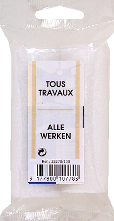 Lot de 2 manchons de rechange pour rouleau de peinture tous travaux, poil moyen