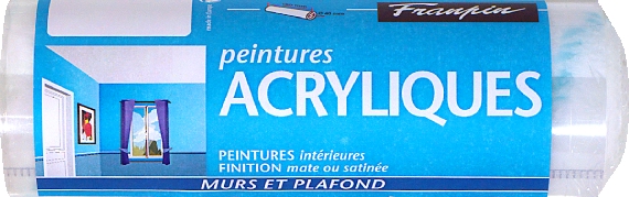 Manchon spécial acrylique : murs et plafonds 