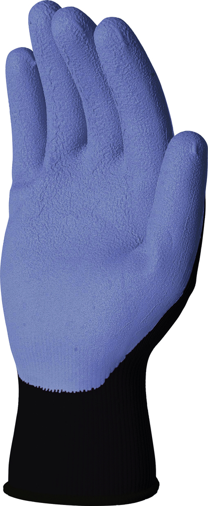Paire de Gants de Jardin Tricot Latex Mauve sur Carte