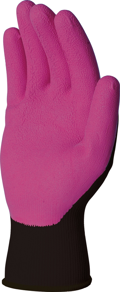 Paire de Gants de Jardin Tricot Latex Rose sur Carte