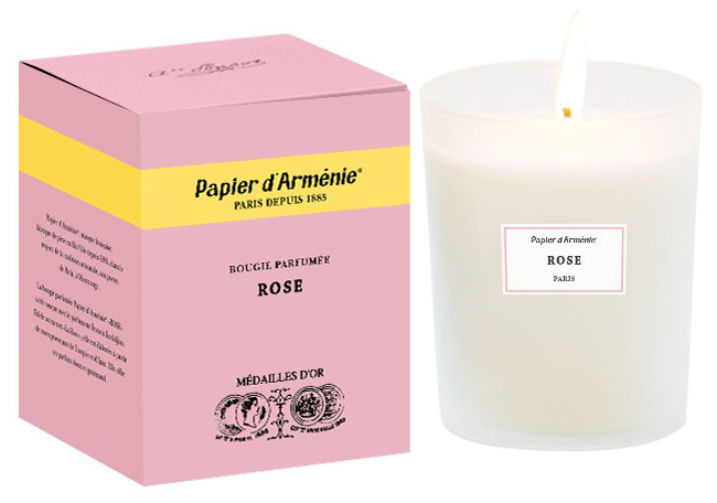 Bougie Parfumée Arménie Rose Pot 220g