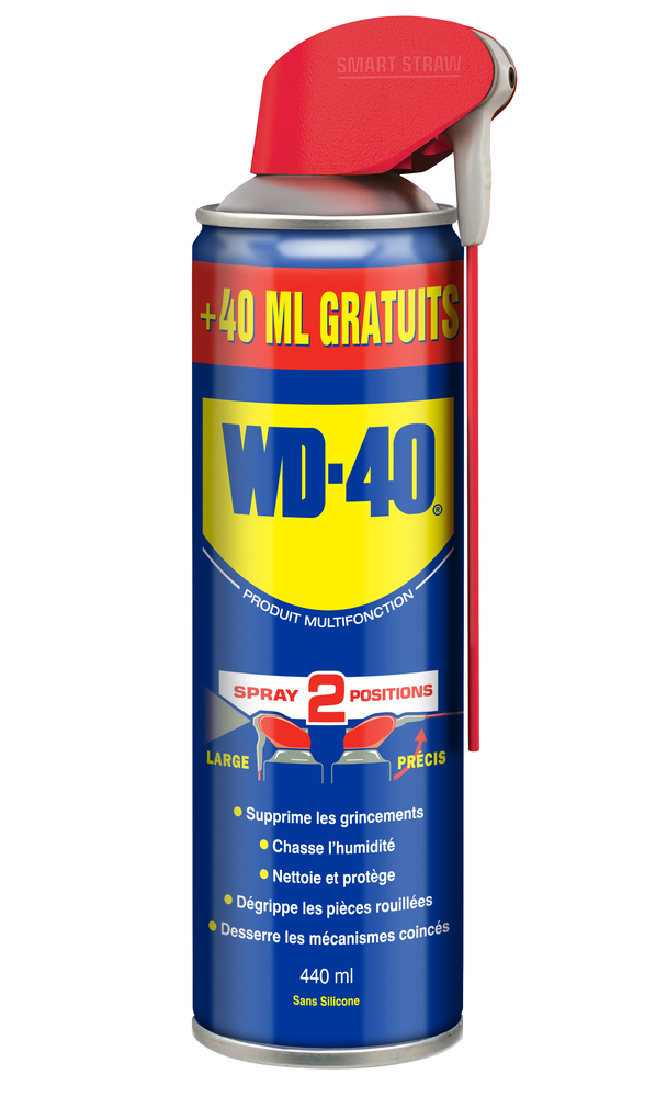 Produit Multifonction Spray Double Position 400 ml + 40 ml Gratuit