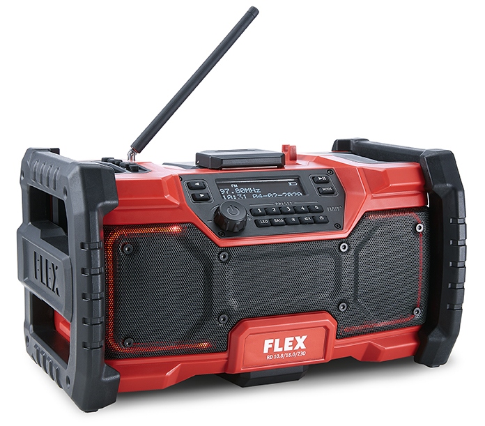 Radio de Chantier Sans Fil Digitale 10.8/18.0V