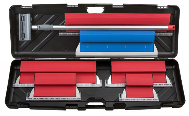 Valise ParfaitLiss Airless, kit de couteaux à enduire professionnels pour application et lissage d'enduit airless