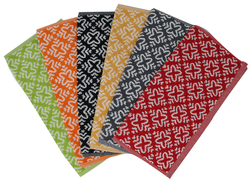 Épongettes Couleurs Pâquerette Coton Lot de 2 Sur Carte