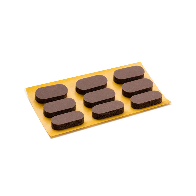 Amortisseurs de Chocs Adhésifs Marron (x18)