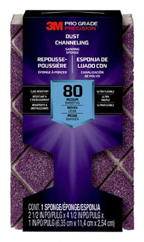 Eponge Abrasive Pro Grade Précision Grain 80