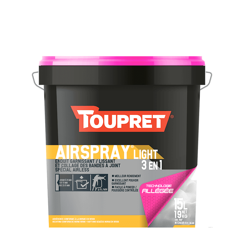 Airspray Light 3en1 allégé pâte 15L