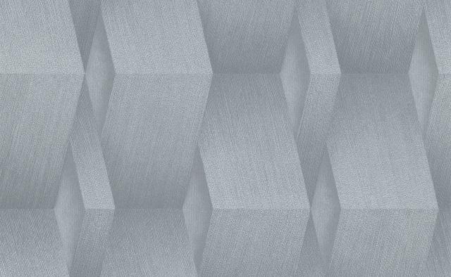 Papier peint intissé gris 10046-10 à motif 3D en relief