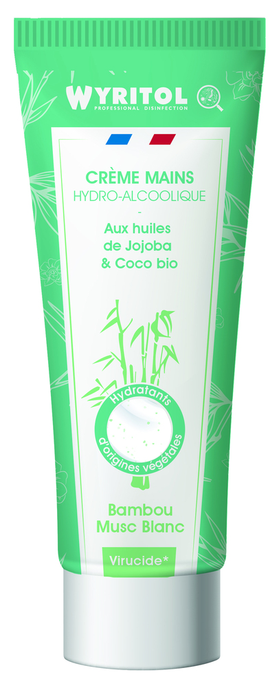 Crème Hydro-Alcoolique Bambou Musc Blanc Tube 75ml
