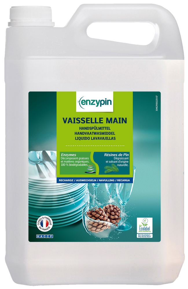 Enzypin Vaisselle Main Résine de Pin Biodégradable 5L 