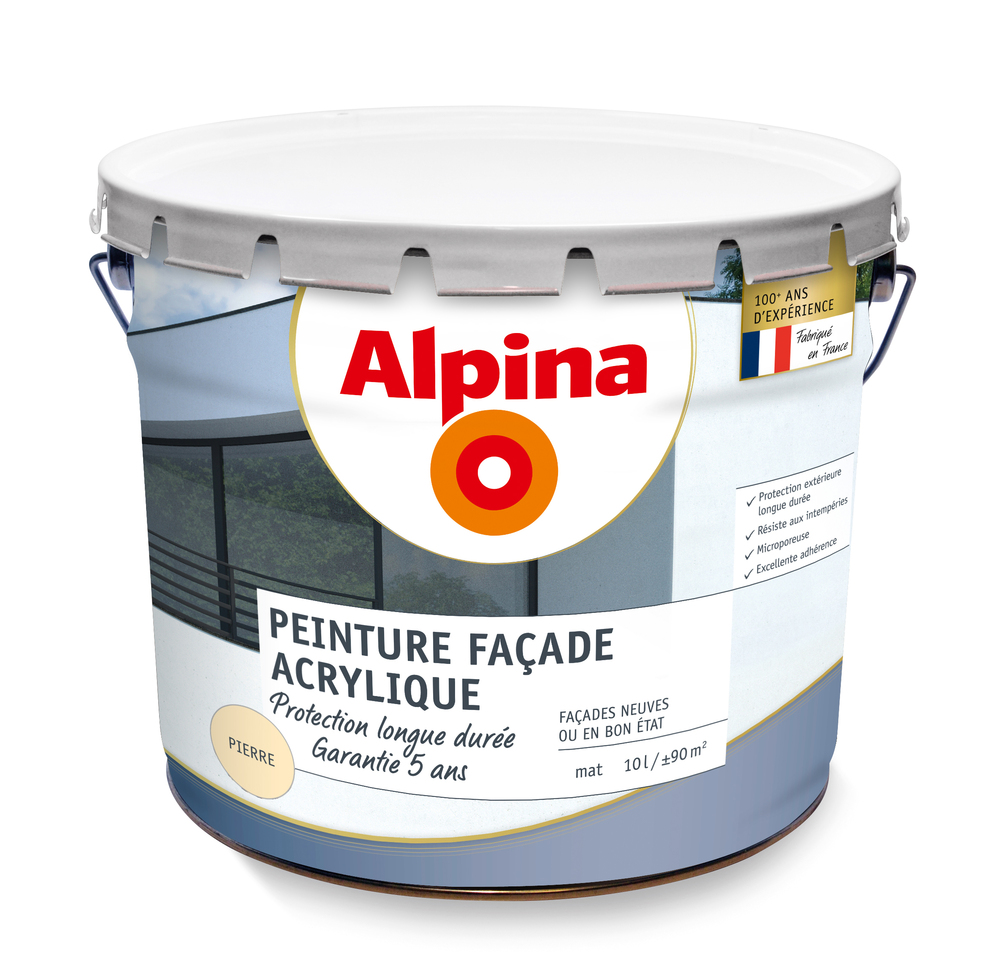 Peinture Façade Acrylique 5 ans 10L