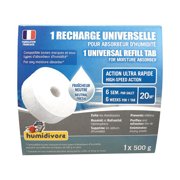 RECHARGE ABSORBEUR D'HUMIDITE 450G - SEKOFIRST