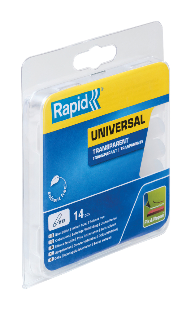 Bâtons de Colle Transparente Ø12 mm x 94 mm Boite de 14