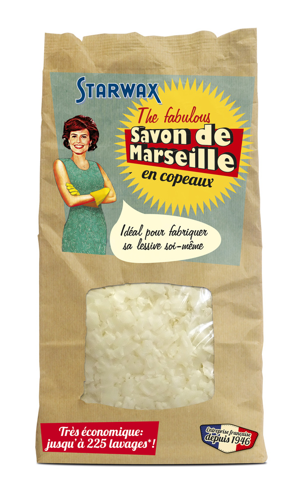 Sachet de 750g de Savon de Marseille en copeaux The Fabulous, naturel et multi-usages
