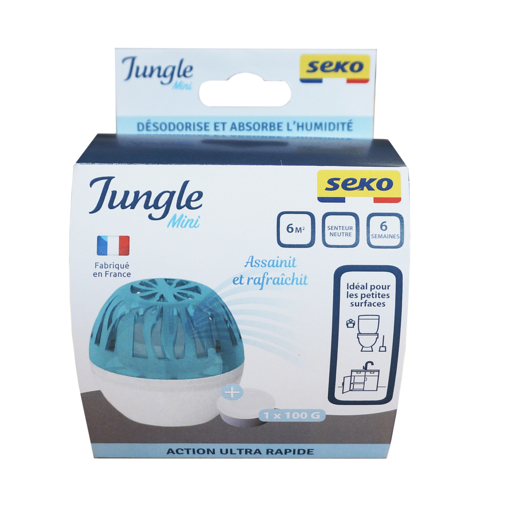 Absorbeur d'Humidité Jungle Mini + 1 Recharge Galet de 100 g
