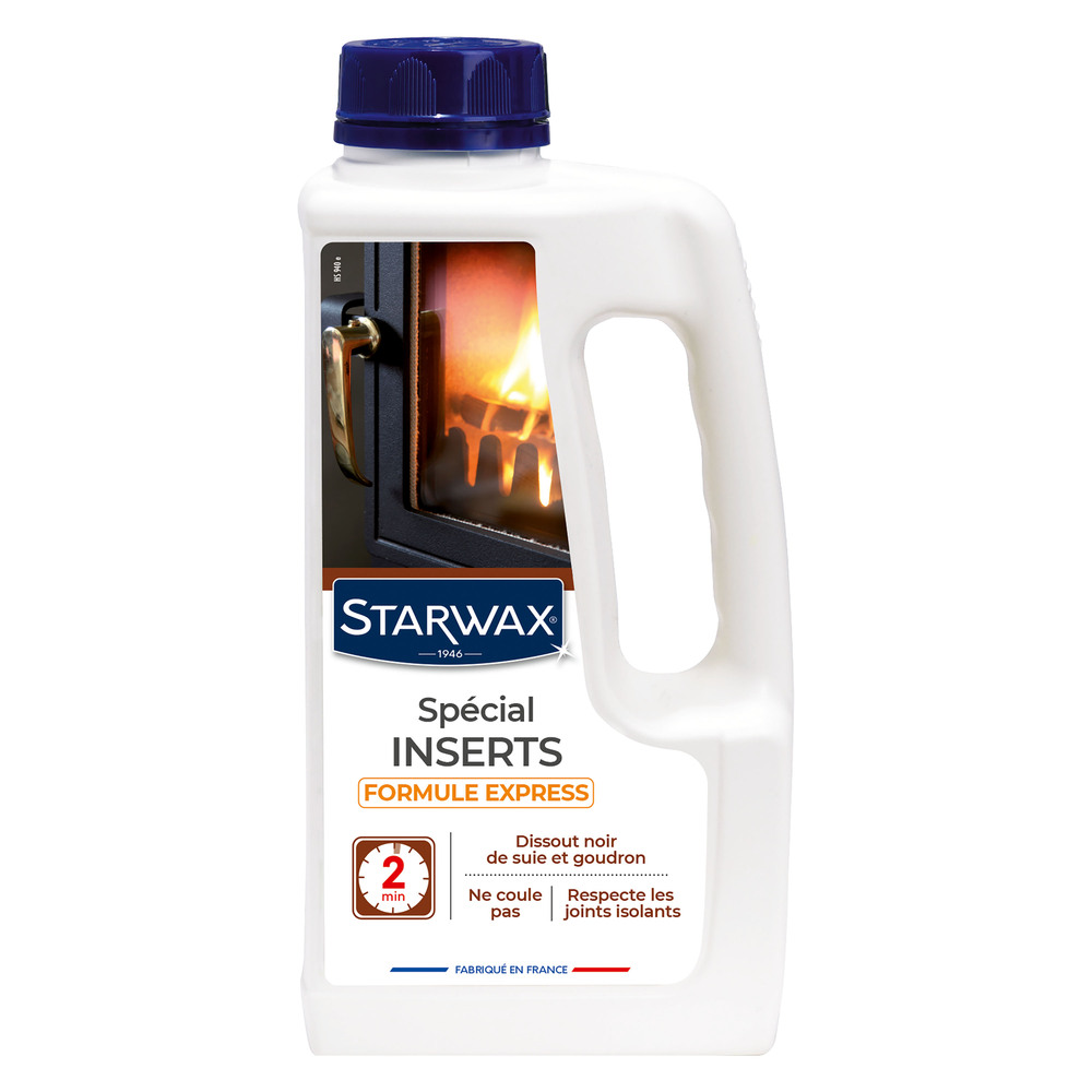 Nettoyant Inserts de Cheminées 1L, élimine suie et goudron