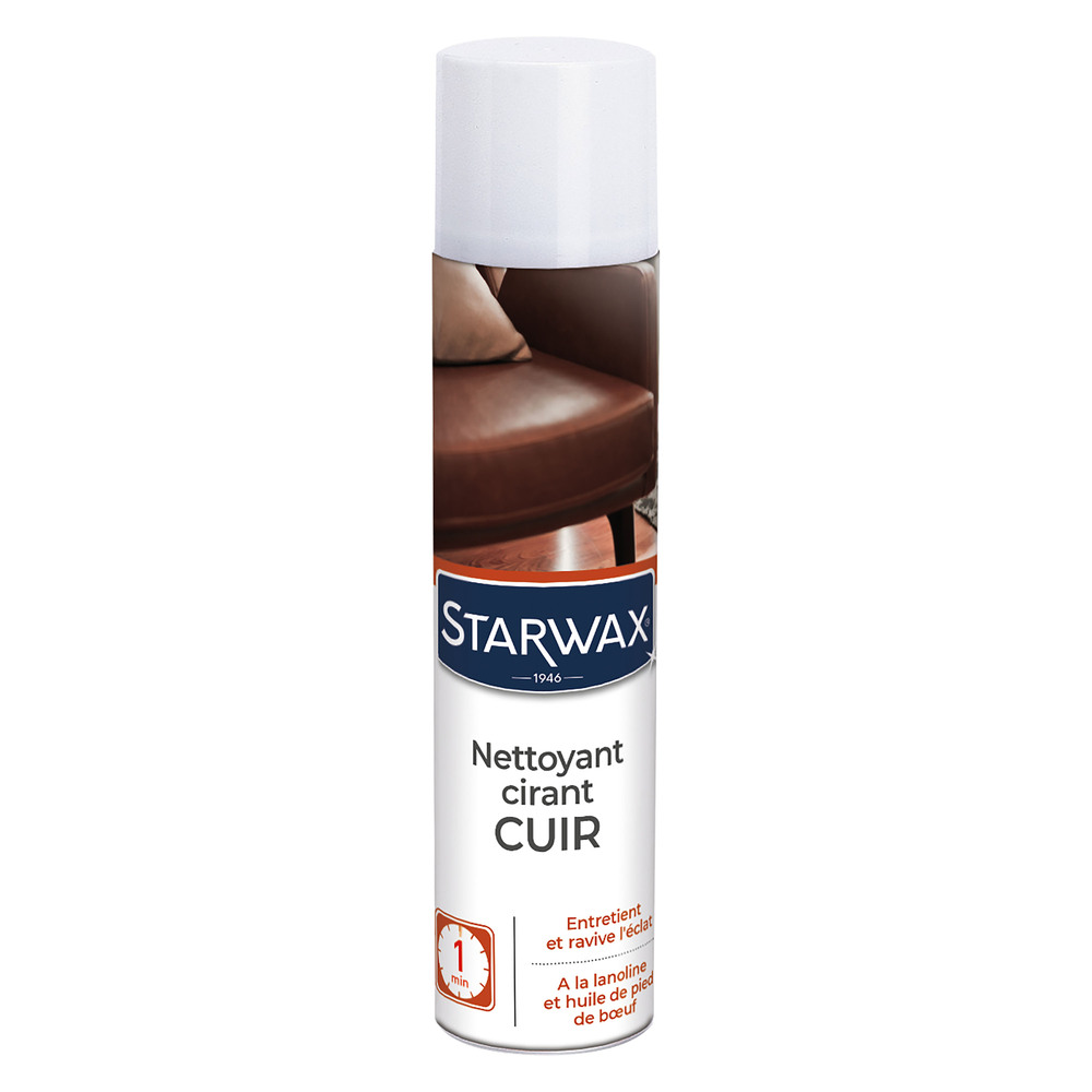 Spray d'entretien cuir 300 ml pour nettoyer, nourrir et imperméabiliser