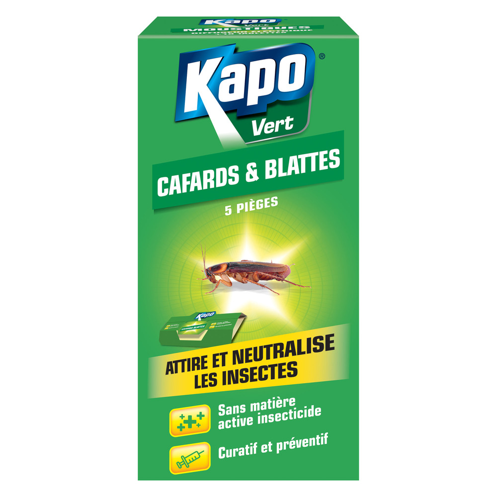 Piège Englues Cafards et Blattes x5