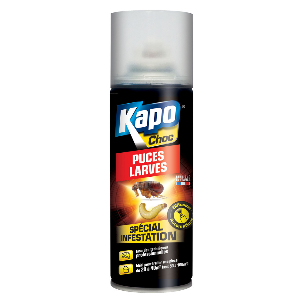 Aérosol à Diffusion Continue Spécial Puces et Larves 200 ml TP18