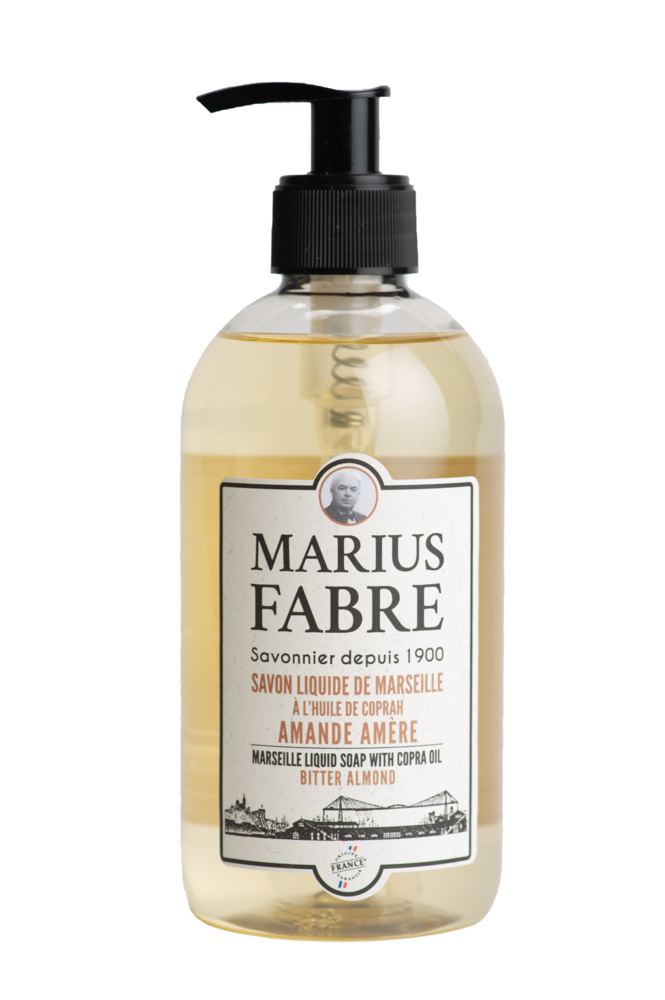Savon de Marseille Liquide Flacon Pompe 400 ml Senteur Amande
