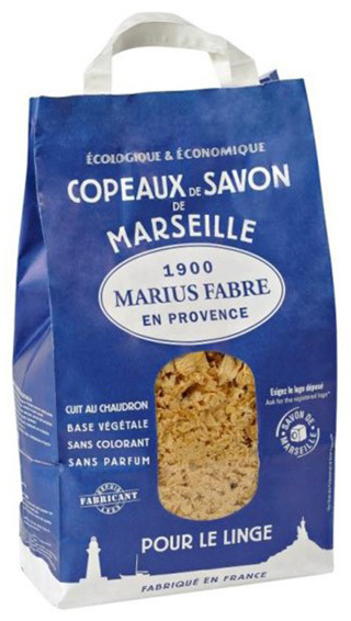 Copeaux de Savon de Marseille 750 g blancs naturels sans huile de palme pour lessive textile