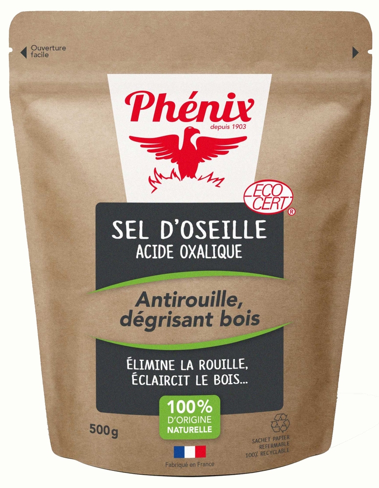 Sel d'Oseille - Acide Oxalique Ecocert Sachet 500g