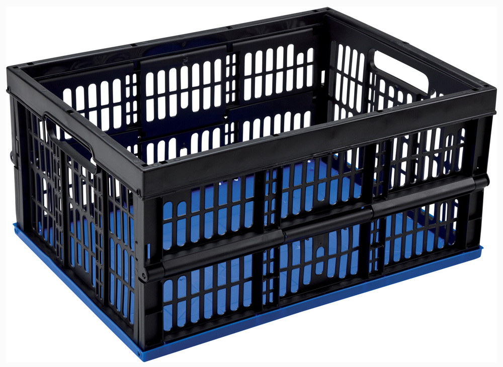 Casier pliable Easy 32L en plastique pour le rangement domestique, compact et facile à utiliser