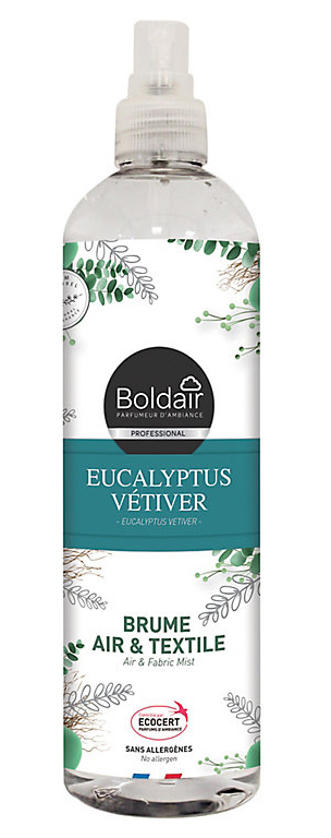 Brume Air & Textile Eucalyptus Vétivier spray 400ml