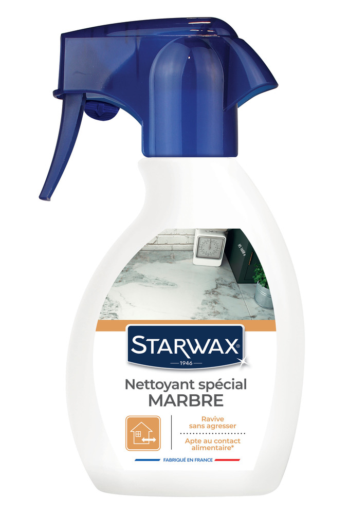 Flacon de nettoyant raviveur pour marbre et pierres naturelles 250 ml, pour un éclat et une protection durables