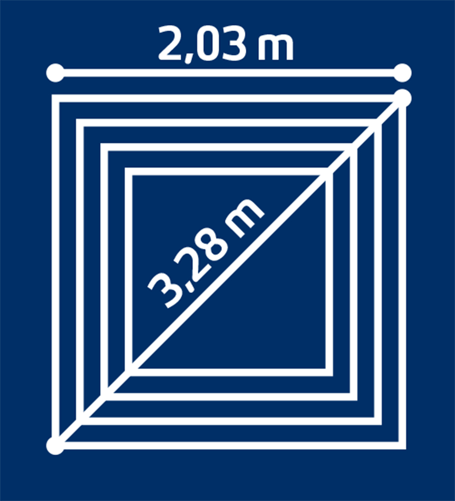 Séchoir Parapluie Linomatic 500 Deluxe Cover 50m
