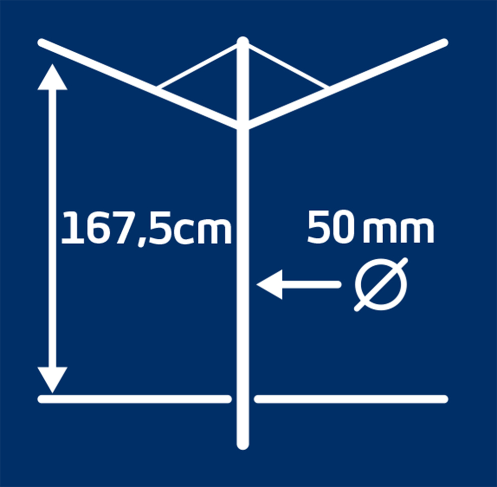 Séchoir Parapluie Linomatic Easy 400 40m