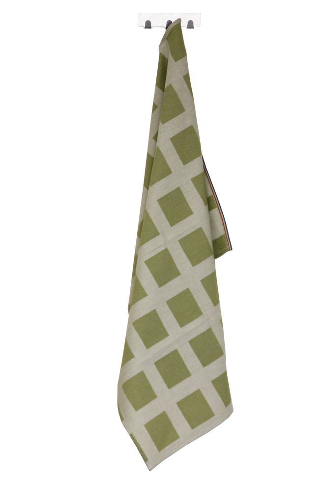 Torchon Alissa 50x70cm Vert Olive